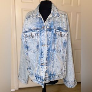 BDG Urban Outfitters Jacket Men's Light Wash Denim Button Up Pockets Medium